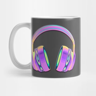 Magenta Headphones Mug